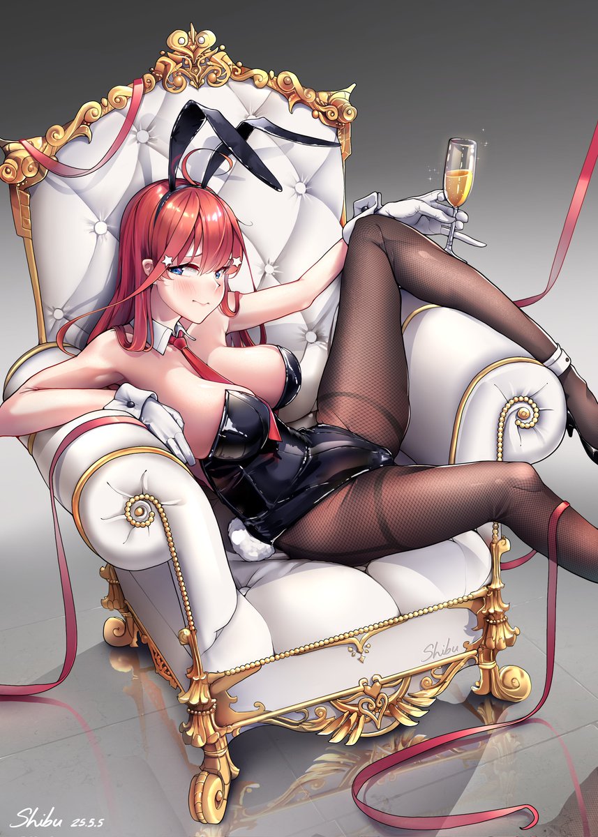 5hibu05's tweet photo. このごろ暇がないだからリポストだよ
#五等分の花嫁 ＃中野五月 #バニーの日 https://t.co/BXSUQRXlxR