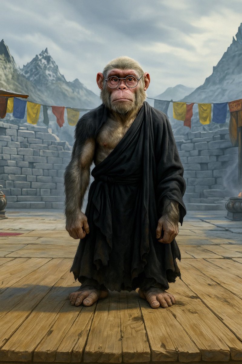 ShaolinSnowMonk's tweet photo. Master Jin 🐒⚗️🍵
The Alchemist of the 7.
He brews elixirs from code, stirs cauldrons of liquidity,
and pours out potions of pure DeFi magic.

One sip, and you taste the power of $SNOWMONK.

#SnowMonks #MemeCoin #DeFiAlchemy https://t.co/9NzvYsmcPt