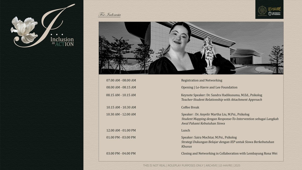 ⠀
⠀⠀⠀ii. | b. Rundown
⠀⠀⠀⠀⠀⠀  Berikut adalah susunan acara.
⠀