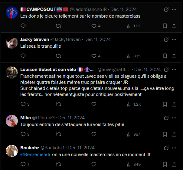 rushister's tweet photo. Au moins y'avait des gens lucides sur le moment dans le lot... #jeanpormanove https://t.co/VXAKousITy