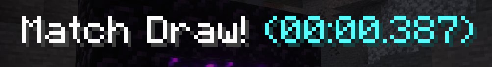 good match of mcsr 😭