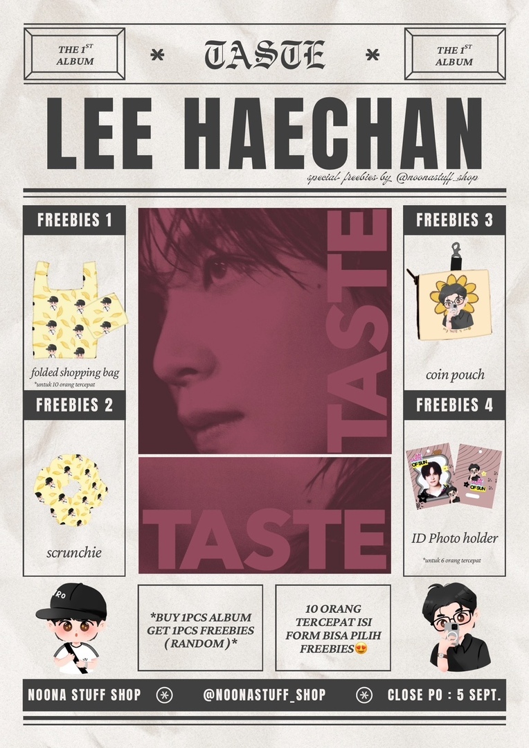 dagangsbt's tweet image. sell sore gez💛

YUKZS ikutan PO “TASTE” HAECHAN Solo Album NCT di /@noonastuff_shop🥳 boleh DPdulu, dom JATIM