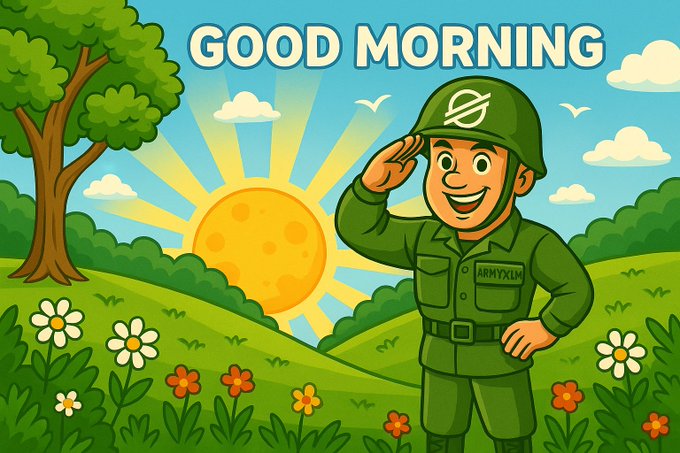 Rise and rally, soldiers!🌅

A new day, a new mission. The crypto battlefield awaits — and $ARMYXLM never backs down.

Stay sharp. Stay strong.🫡