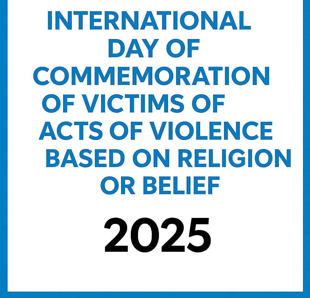 Defalconhighnex's tweet photo. Today, I reflect on the Int'l Day of Commemoration of Victims of Acts of Violence Based on Religion or Belief.
No one should suffer because of belief or choice of worship. May we continue to amplify voices for peace, tolerance, and inclusion in our communities.

#EndViolence https://t.co/xoIJo13y0N