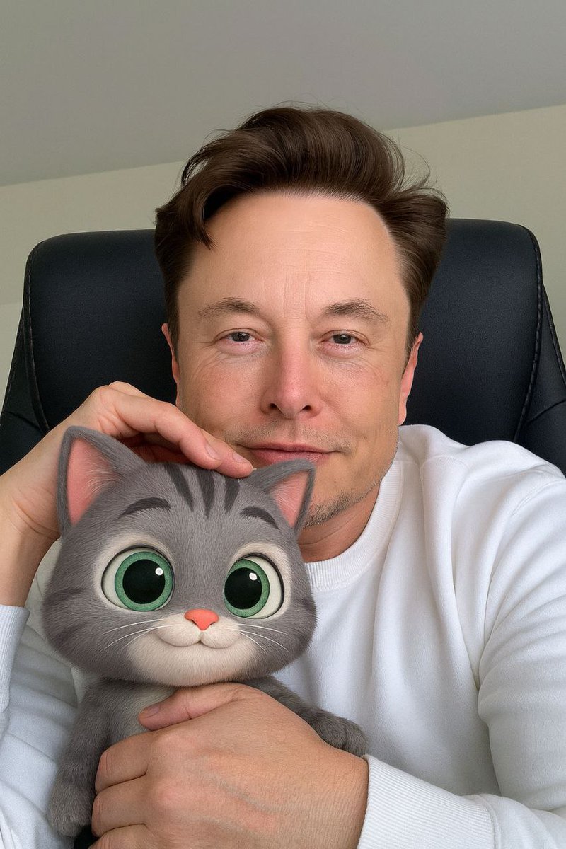 BobaCatOfficial's tweet photo. @elonmusk Totally real 😺 https://t.co/KnhCe2nvNw