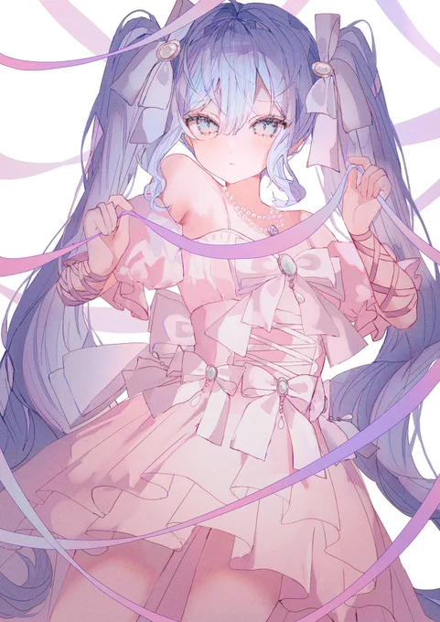 プリンセスミク #イラスト #初音ミク