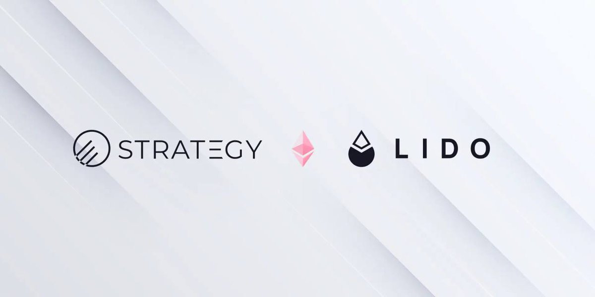 SolStalkercoin's tweet photo. ETH Strategy partners with Lido to invest treasury funds into stETH, aiming to increase $ETH yield with verifiable on-chain custody.
#ETHStrategy #Lido #stETH #CryptoTreasury #OnChainYield #DeFi #Ethereum https://t.co/uNVNAIZ9sA