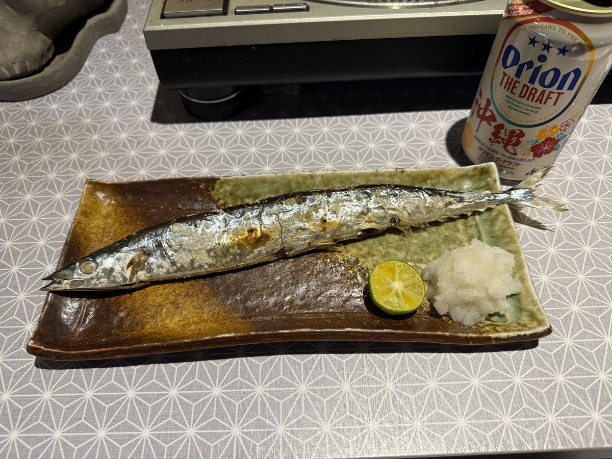 セッション前にフライング飲酒🤤

サンマ最高！！！！！