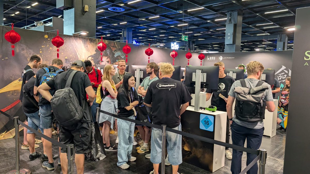 SwordSageGame's tweet photo. What an amazing response to Sword Sage on just the first 2 days!

Thank you to everyone who stopped by our booth to play, share feedback, and show support. If you’re at Gamescom, swing by our booth to try out Sword Sage for yourself!

📍 Hall 10.1, Booth No. A060

#Gamescom2025 https://t.co/RfndAZqarA
