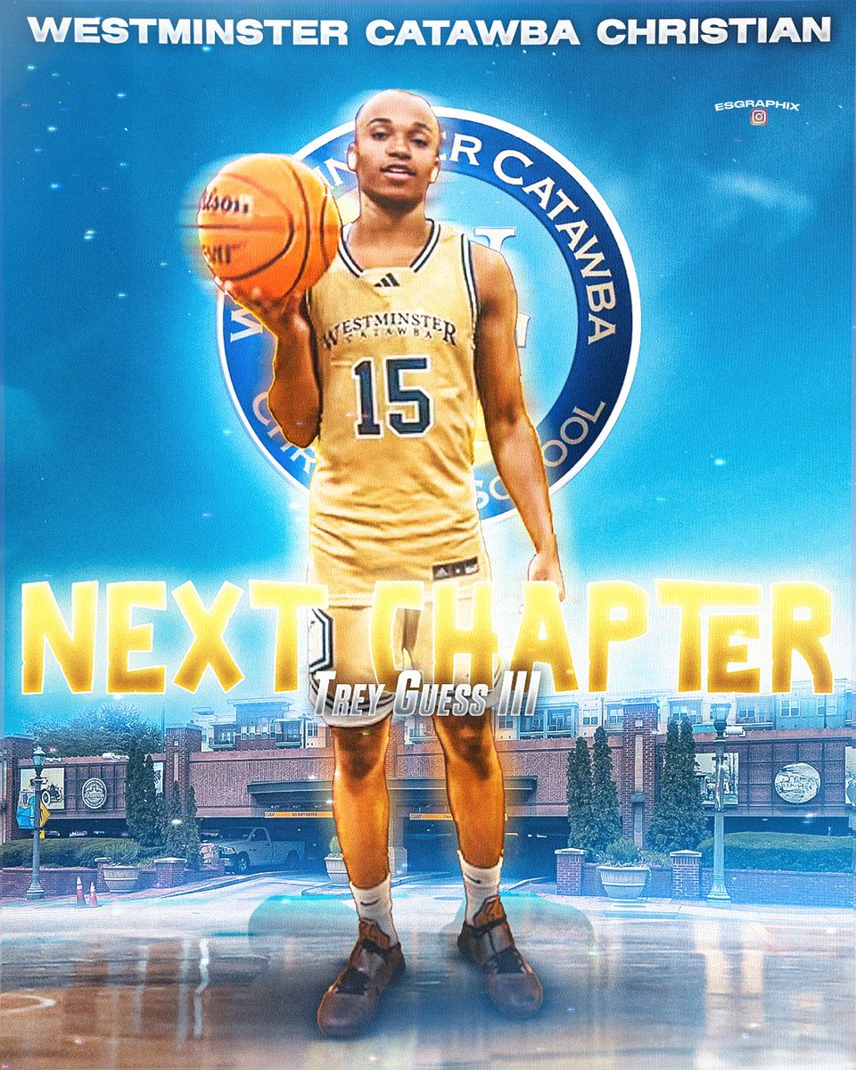 Treyguess2's tweet photo. Blessed to announce that I will be transferring to Westminster Catawba for my Senior Year! Thank you Coach Addie, Coach E, and Coach Dan for the opportunity. Let’s Get to Work!
#lastride https://t.co/ZY6rDDBi7R