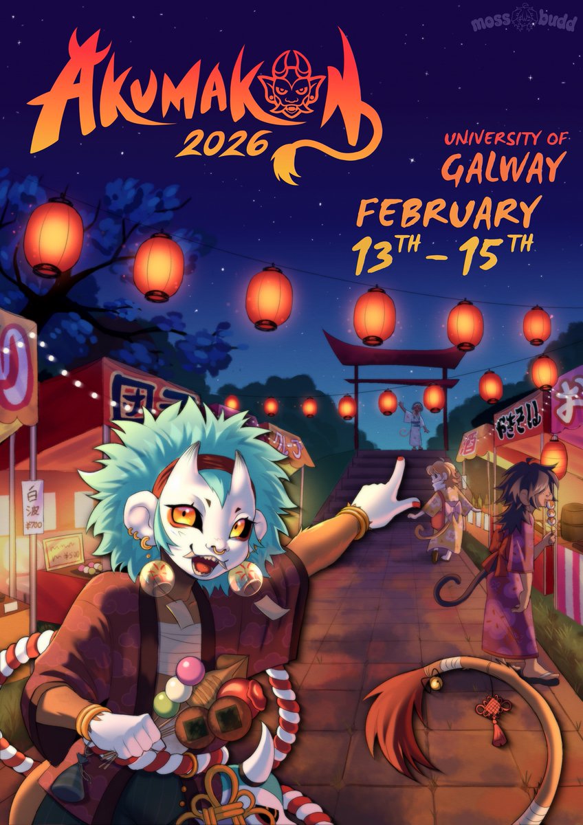 Akumakon's tweet image. Hello everyone!!

We are thrilled to announce that Akumakon 2026 will be taking place from the 13th-15th of February 2026!

We can’t wait to bring back Akumakon for another unforgettable year! Keep an eye on our socials, because exciting guest announcements are coming soon! 👀