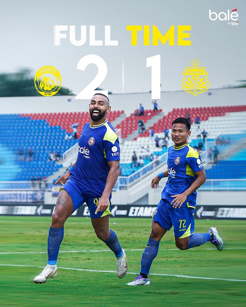 𝐍𝐠𝐚𝐧𝐞𝐦 𝐒𝐚𝐦 😍
Ft, AREMA FC 2-1 Bhayangkara Presisi Lampung FC

⚽️⚽️ Dalberto

#AremaFC #Aremania #SalamSatuJiwa 
#BersinergiDalamSatuJiwa #BRISuperLeague202526
#B38RAVE #AremaDay