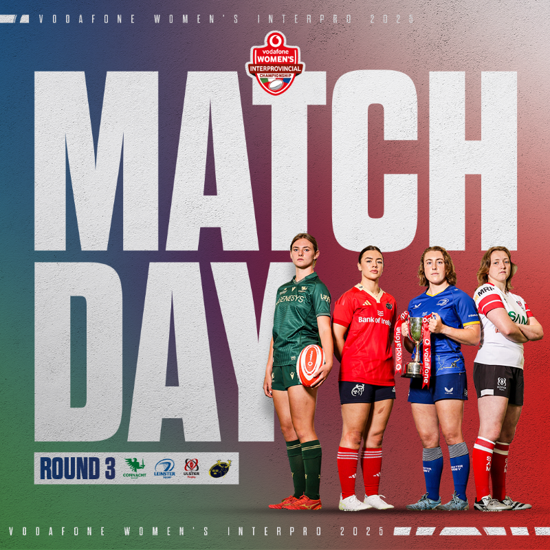 IrishRugby's tweet photo. Match Day and Round 3 of the Vodafone Womenβs Interpros! π€©
Tickets still available!
ποΈ Connacht v Leinster - https://t.co/aleGgxL1B1
ποΈUlster v Munster - https://t.co/2FEsKATaOw
πΊ If you canβt get to the games - Watch both games Live on @SportTG4 YouTube channel.
#IrishRugby
