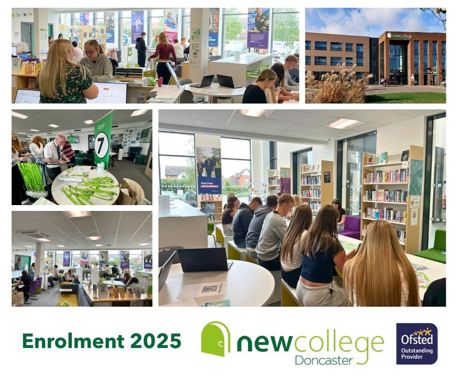 Great to see so many in attendance on the second day of New College Doncaster 2025 enrolment! 😊🙌💚