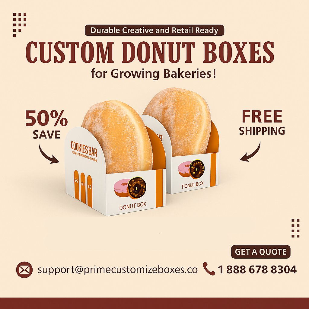 pcb33594's tweet image. 🍩✨ Sweeten your brand with Custom Donut Boxes!
At Prime Customize Boxes, we craft durable, food-safe, and stylish boxes to keep your donuts fresh &amp;amp; irresistible. Perfect for bakeries &amp;amp; events.
👉 Explore: primecustomizeboxes.com/product/custom…

#CustomDonutBoxes #BakeryPackaging