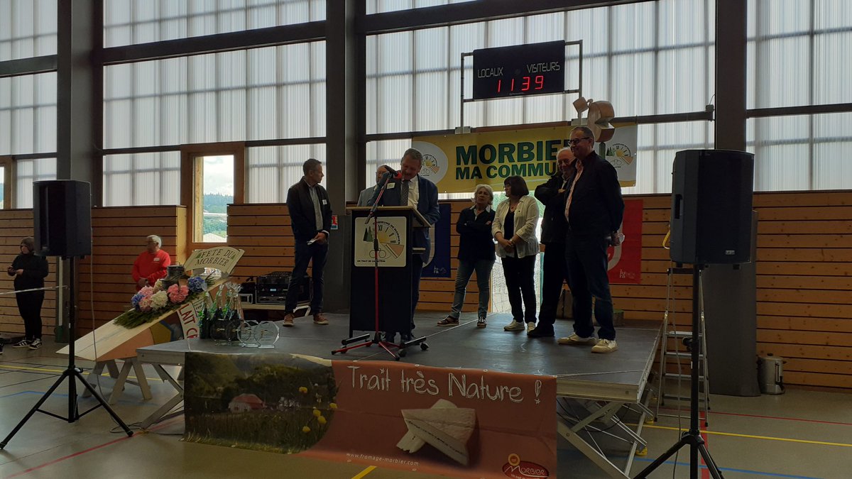 Le maire de Morbier Philippe Huguenet a évoqué le projet d'une Maison du morbier dans deux ans environ. Plus d'infos sur <a href="/RcfJura/">RCF Jura</a>
