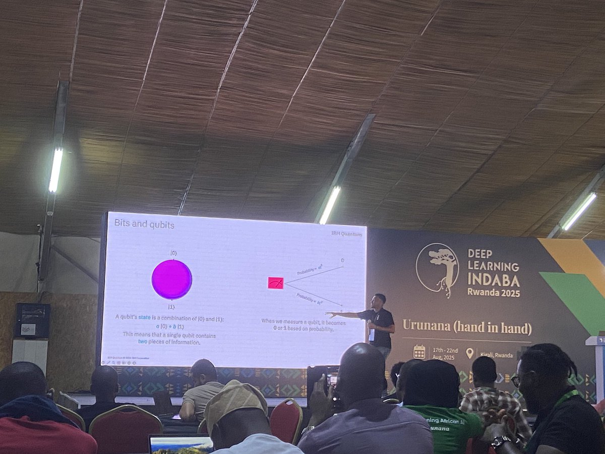 kizdorothy's tweet photo. π Just learned something new about Quantum Computing!
Unlike classical computers that process 0s and 1s, quantum computers use qubits which can be 0, 1, or both at the same time. #quantumcomputing #deepindaba #urunana https://t.co/ROptqrk2kH