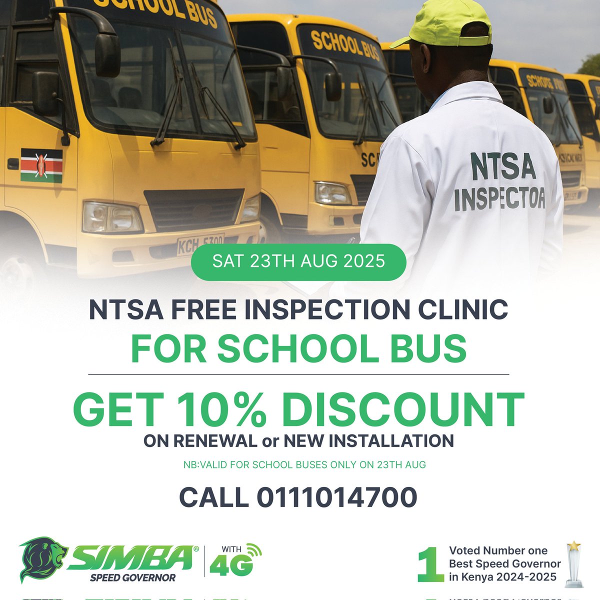 mbetsa_morris's tweet photo. Offer available only for school buses on 23rd August. Give us a call now. Usichelewe
#NumeralIoT #RoadSafety #Logistics #AwardWinner #simbaspeedgovernor https://t.co/FvYAnIrc97