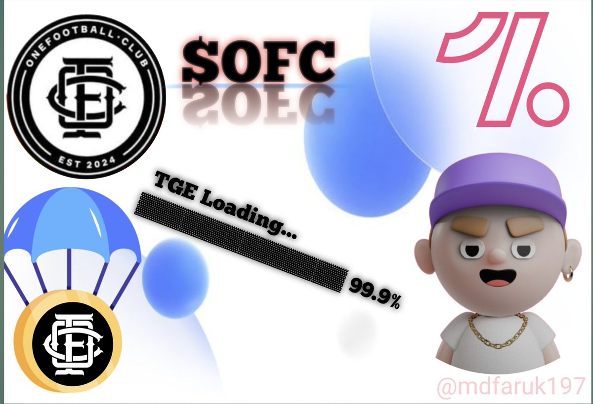 Mdf197.Sui 🧙 (Ø,G) base.eth 🦭/acc .ink (@mdfaruk197) on Twitter photo 🪂 $OFC TGE Loading... <a href="/ofc_the_club/">OneFootball Club</a>
▓▓▓▓▓▓▓▓▓▓▓▓▓▓▓▓ 99.9% ✅
⏰ The wait is almost OVER
⚽ Big News is Coming From The Team 👀
💚Stay Patient, Trust The Process Greatness Takes Time
🔔 Turn on NOTIFICATIONS & Don’t Miss History In The Making!
Lk ❤️ & 🔁RT 🪂 $OFC TGE Loading... <a href="/ofc_the_club/">OneFootball Club</a>
▓▓▓▓▓▓▓▓▓▓▓▓▓▓▓▓ 99.9% ✅
⏰ The wait is almost OVER
⚽ Big News is Coming From The Team 👀
💚Stay Patient, Trust The Process Greatness Takes Time
🔔 Turn on NOTIFICATIONS & Don’t Miss History In The Making!
Lk ❤️ & 🔁RT