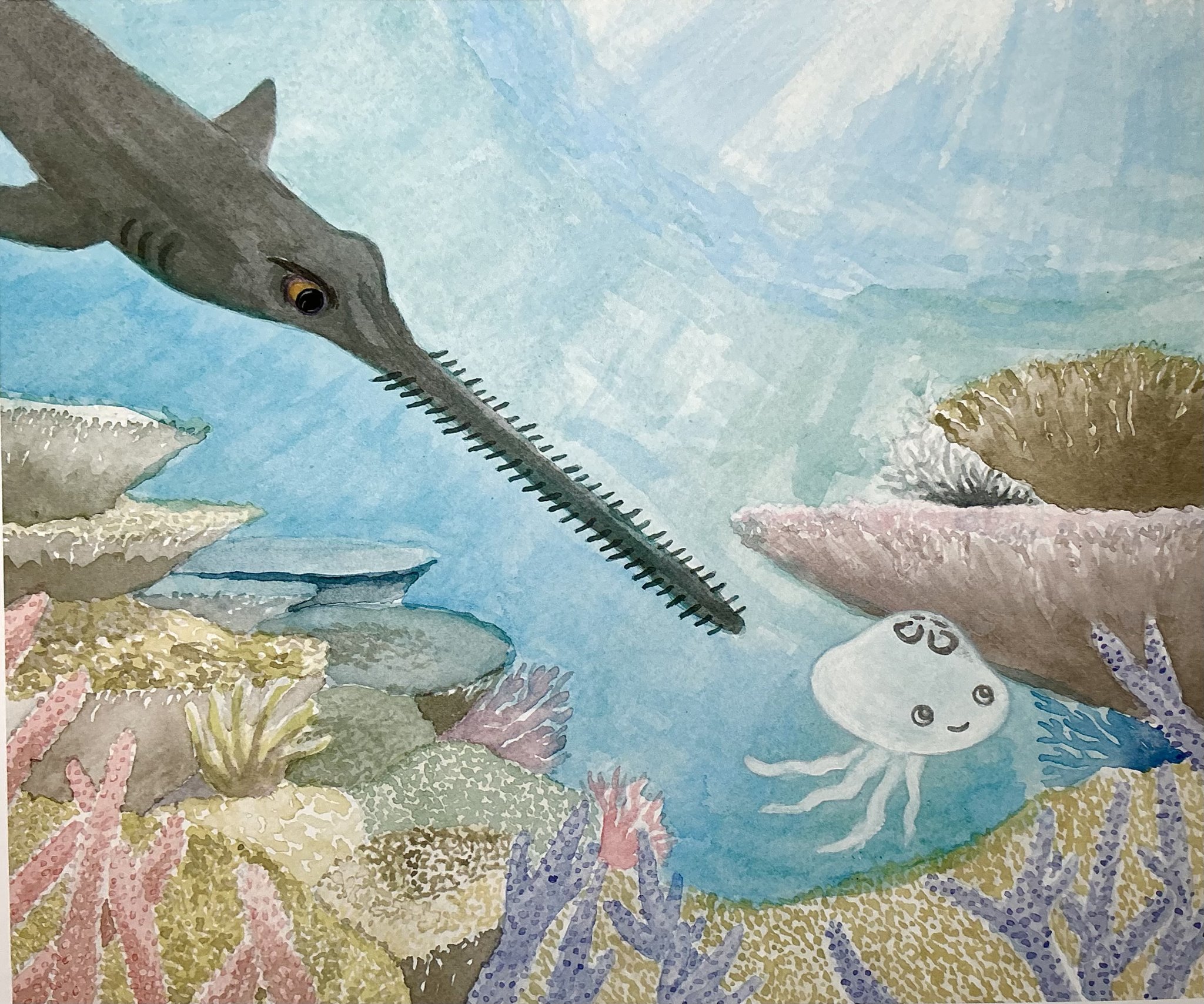 カサゴ（ホゴ）の鉛筆画 036315.jpg