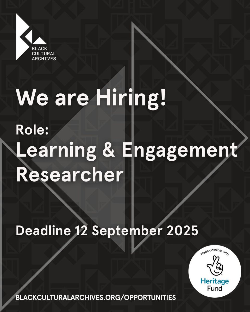 bcaheritage's tweet image. BCA is proud to announce 3 new positions, funded by a grant from @heritagefunduk to deepen the strength & impact of our archives.
Details at buff.ly/I1kx7Dm
Please share or apply.
Thanks to the #NationalLottery #HeritageFund for your vital support.