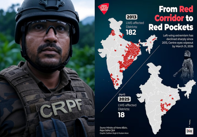 Desh_0023's tweet photo. CRPF 's Operation Black Forest and new FOBs disrupted Naxalite strongholds in Chhattisgarh, reducing their influence, instilling fear, and prompting surrenders.#Naxalfradharat #RekhaGuptaattacked USDT #Bihar #TVKVIJAY #Vishwambhara #Coolie #winmetawin #War2 #Thent #Jrtrntr https://t.co/nrsbrFqcJj
