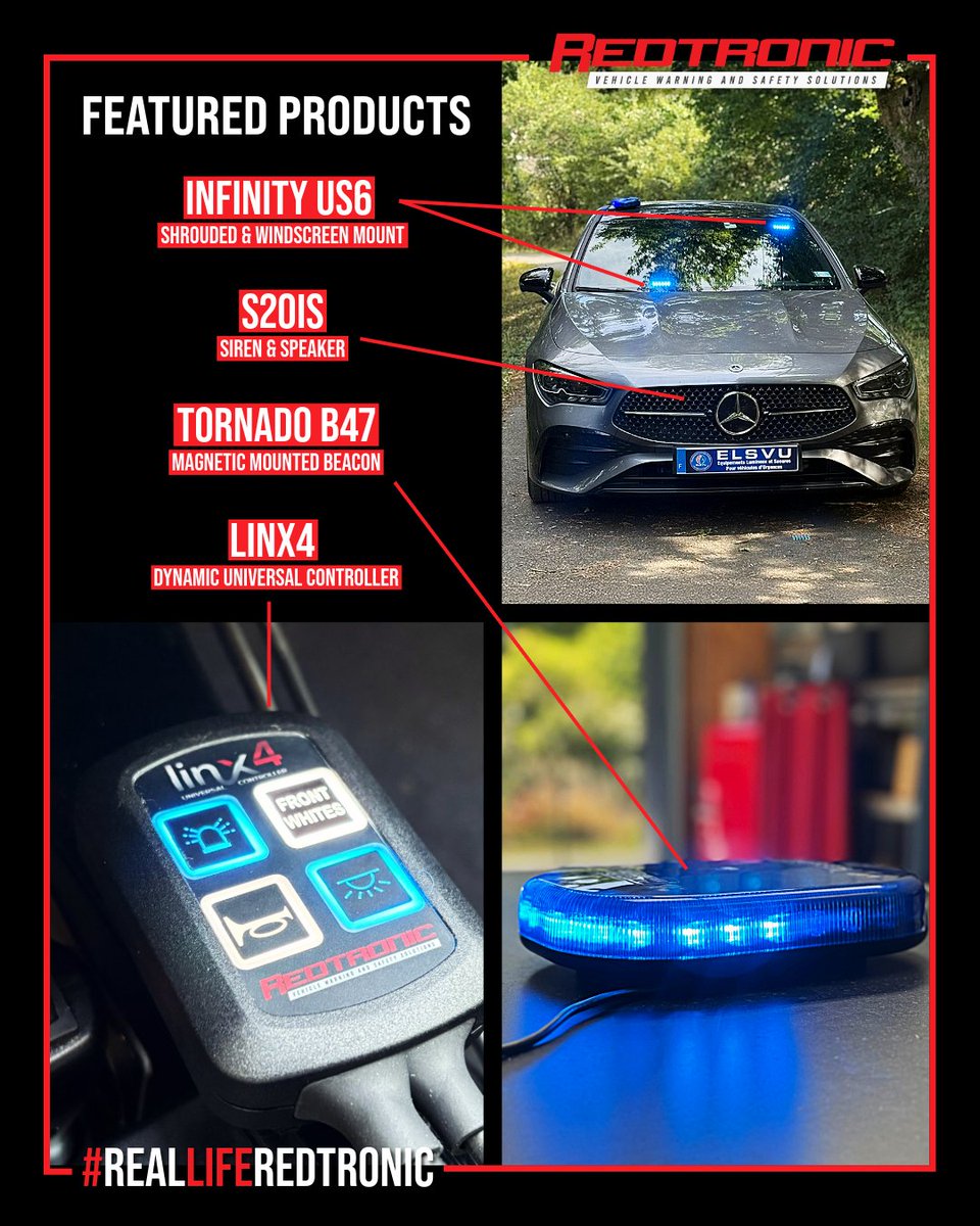🚨 EMERGENCY RESPONSE, MERCEDES STYLE! 🚨 Take a look at this stunning transformation by ELSVU for Urgence Vitale 36!
#RealLifeRedtronic #redtronic #emergencyresponse #Mercedes #MercedesCLA #safetyfirst #bluelights #savinglives #innovation #ukmanufacturing #emergencyvehicles