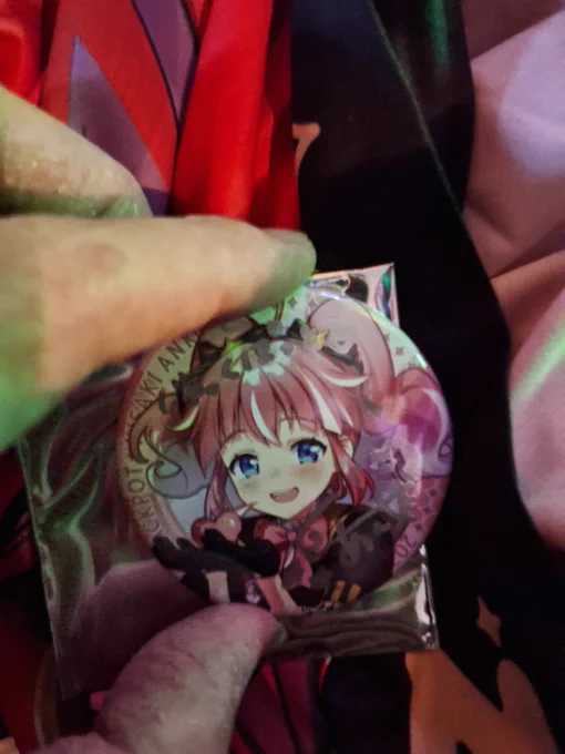 #ななしふぇす2025 求)茜音くんのサイン入り缶バッジ 譲)あんこさんのサイン入り缶バッジ
