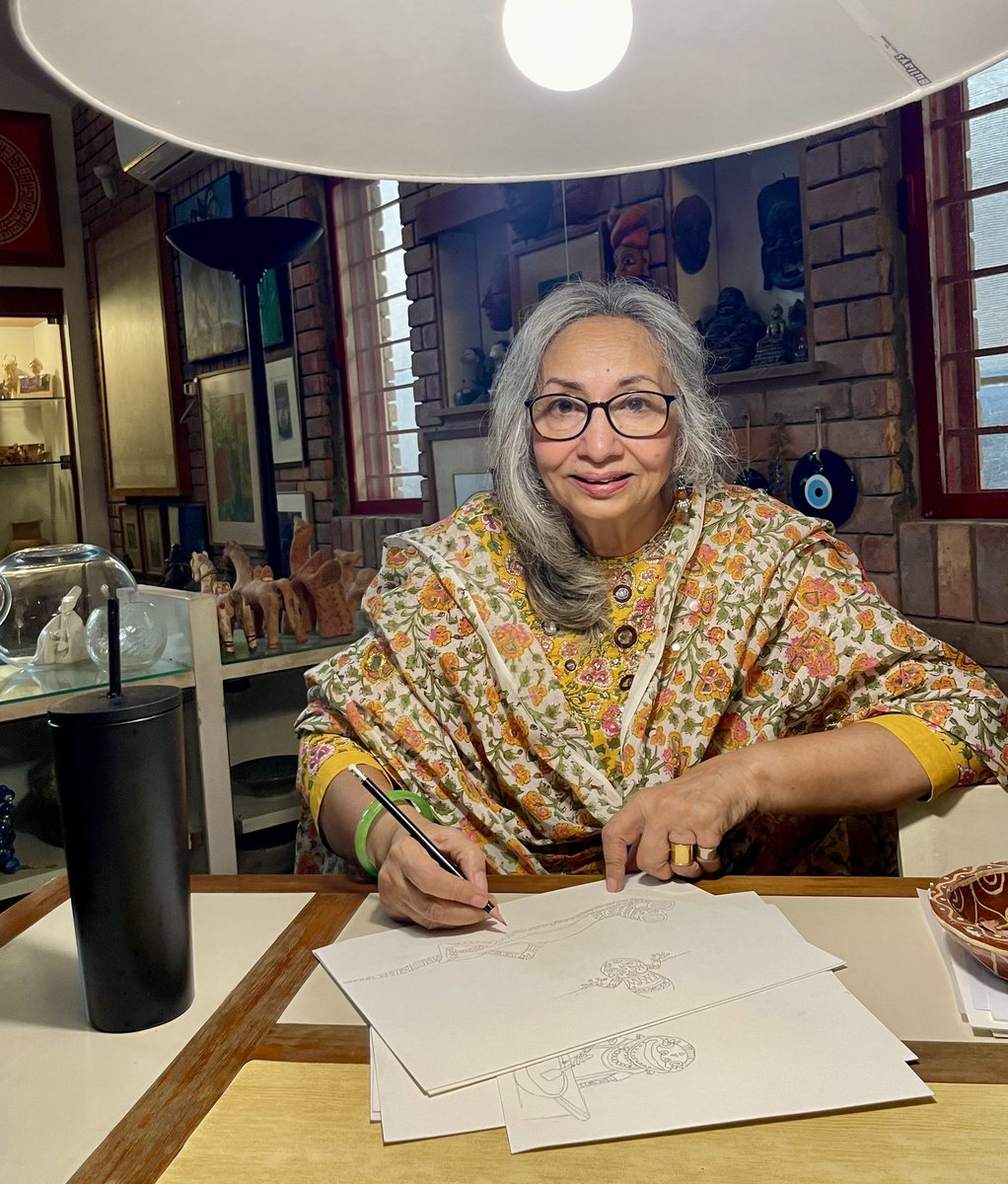 husain_rumana's tweet image. Working on illustrations for my 90+ children’s book, I’m reminded how much I enjoy telling stories with words and pictures. Each story is a small seed for imagination and empathy. #ChildrensBooks #Storytelling #LearningWithFun #Illustration #Pakistan