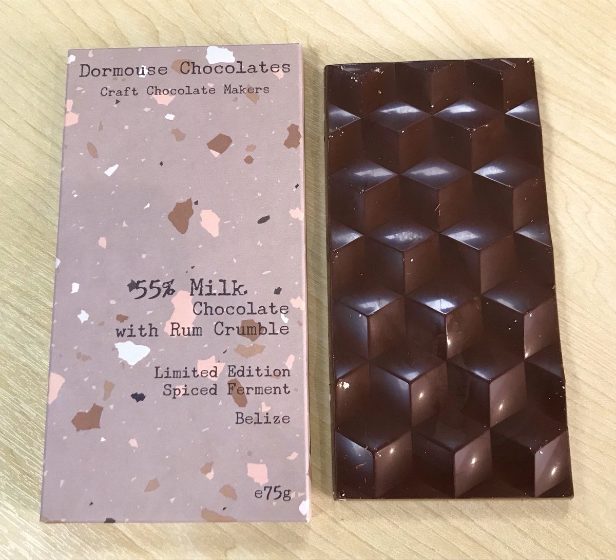 ccAndrewBaker's tweet photo. Yo Ho Ho and a bar of crunchy rum-related loveliness from the brilliant ⁦@Dormousechocs⁩ of Manchester. Scrumptious! https://t.co/a6OeVzjHb3