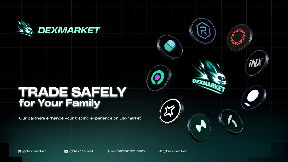 Dexmarket_com's tweet photo. ☺️ Shout out to 8 amazing partners ❤️

@InsightXnetwork
@privy_io
@heliuslabs
@pumpdotfun
@RaydiumProtocol
@HyperliquidX
@jito_labs
@solscanofficial

Dexmarket has come a long way, thanks to the incredible partners by our side
In the future, we look forward to collaborating with more partners for an exceptional memecoin trading experience 🚀

#dexmarket #memecoin #tradeondexmarket