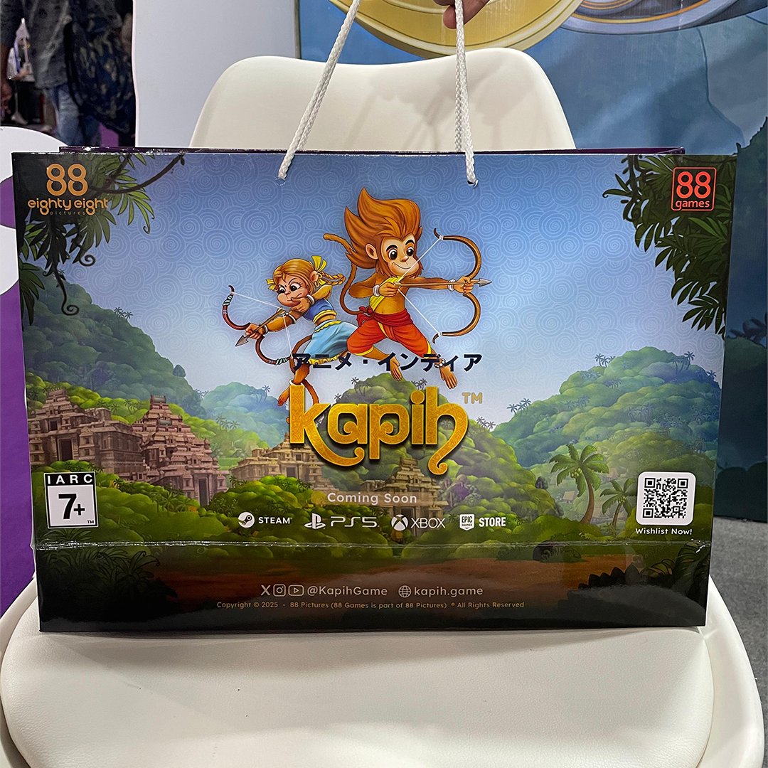 Thank you for playing #kapihgame at our booth! What a fantastic day 1 at #animeindia interacting with you all 🤗. Yes, it is #Kapih on the delegate bag 😎

#animationandmoresummit #animationandmore #animationandmore2025 #animationandmoresummit2025 #gamedev #indiegame #NESCOMumbai