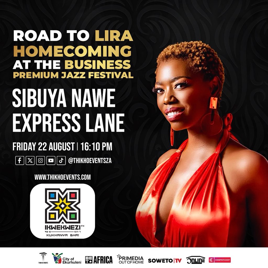 The Road to @miss_LIRA Homecoming at the Business Premium Jazz Festival stops by Ikwekwezi FM

Tune in to the Sibuya Nawe Express Lane 📻
🗓️ Friday, 22 August
🕓 16:10 PM

The Queen herself, LIRA, will be live — sharing her journey to the biggest comeback of her career. 

🎟️