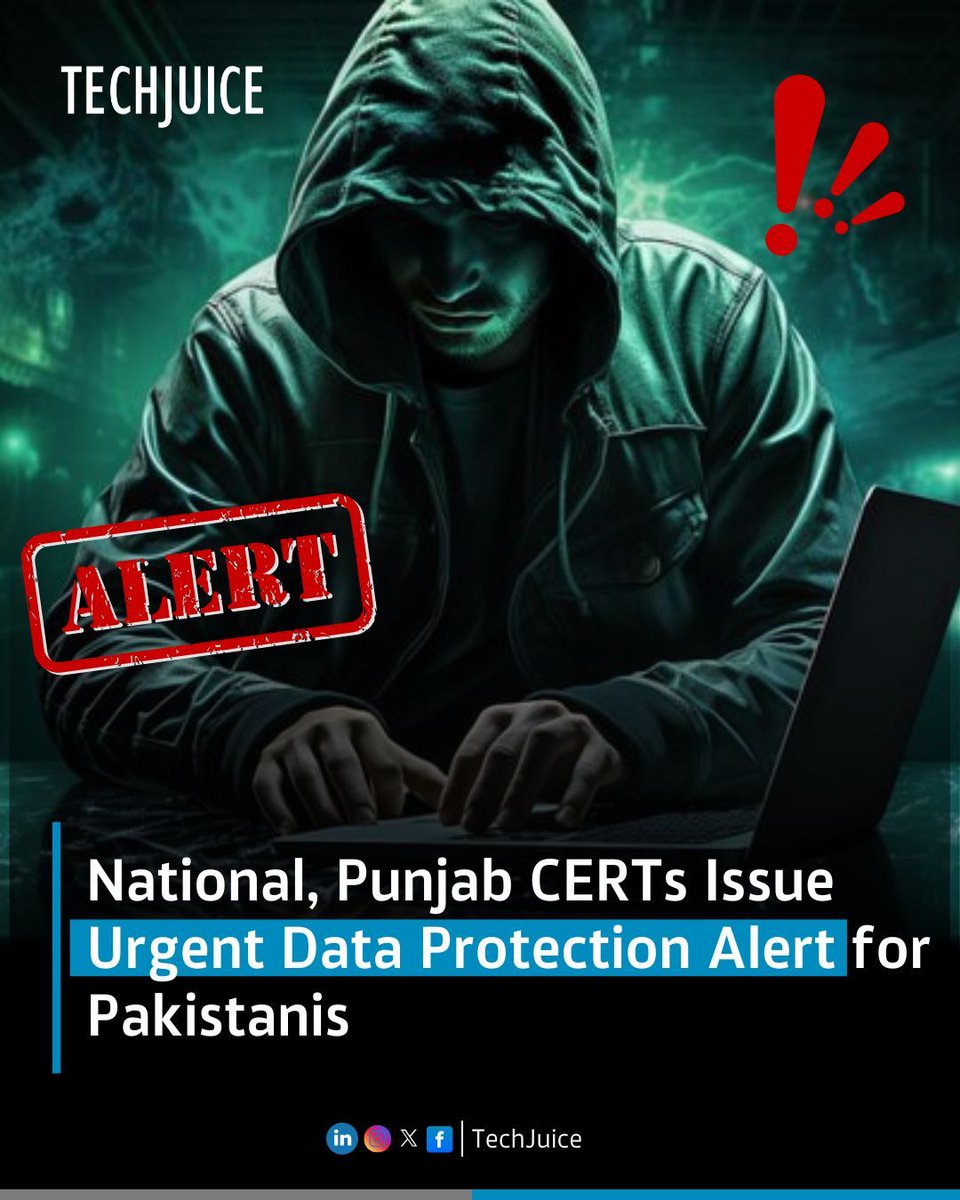 High Cybersecurity Alert in Pakistan!

Punjab CERT &amp; National CERT have issued urgent warnings for Apple users and organizations handling sensitive data. Immediate action is advised to safeguard against potential threats. 

#CyberSecurity #PunjabCERT #NationalCERT #Apple