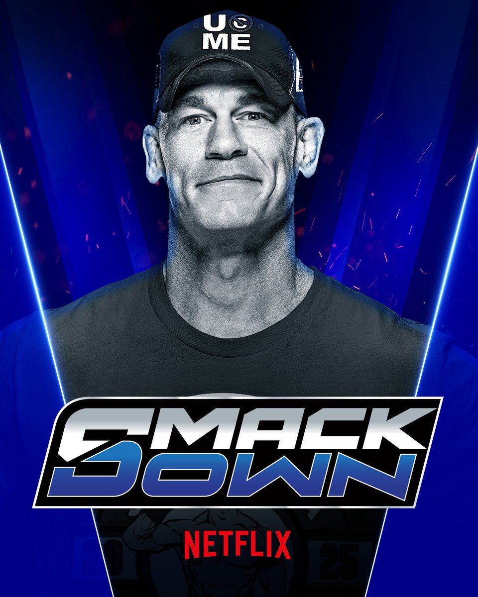 Bu akşam #SmackDown'da:

🔵 John Cena geri dönüyor
🔵 Aleister Black vs. R-Truth
🔵 Melo Don't Miz vs. MCMG 
🔵 Street Profits vs. MFTs
🔵 Charlotte Flair vs. Piper Niven 

🕙 TSİ 22.00
📺 Netflix
🇮🇪 Dublin, İrlanda