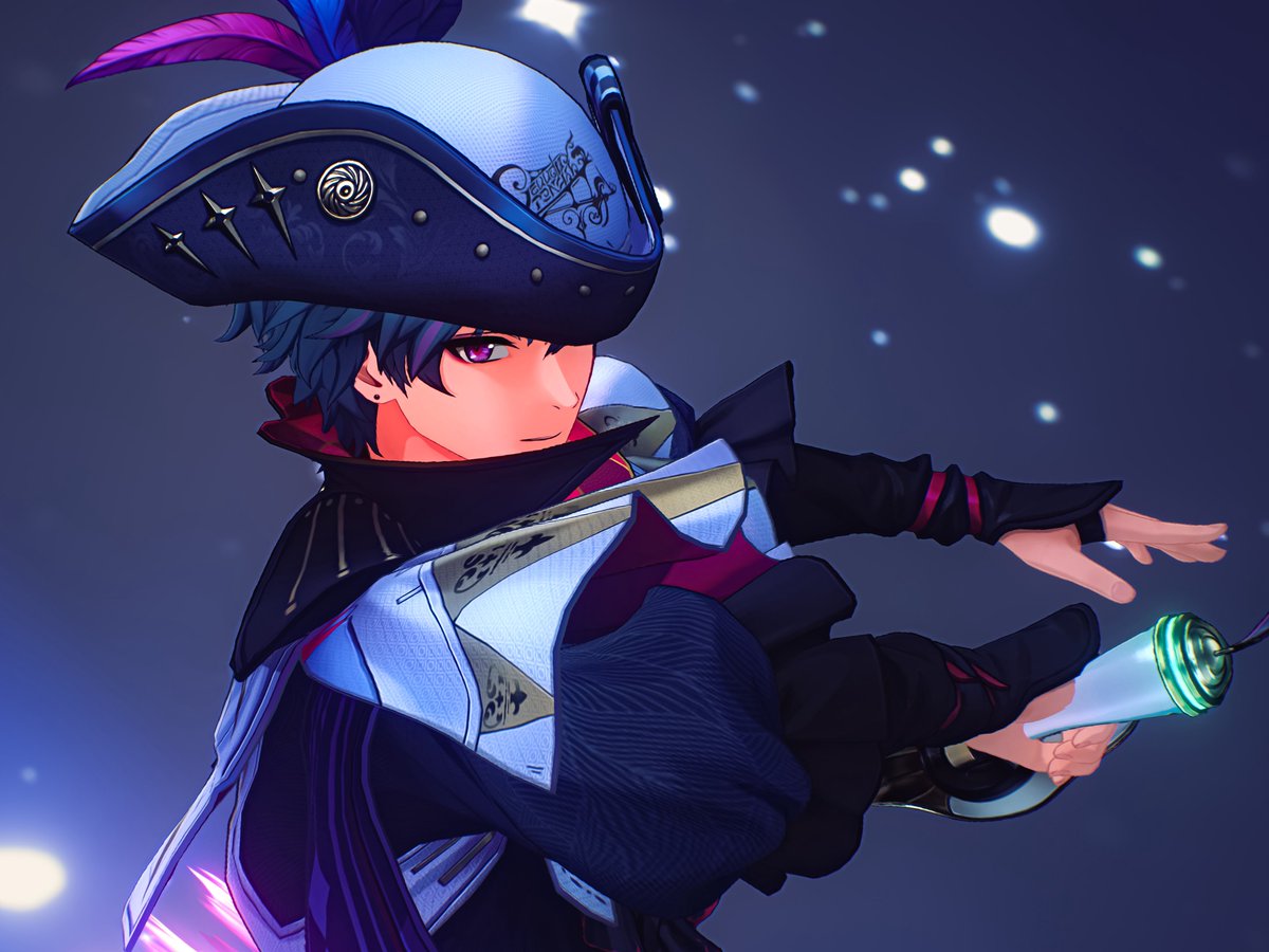 【 #SuuxBrant 】 vol.121
 
「 狙ったオレンジは逃がさないｯｯ 」
― ブラント⚓️🍊

#鳴潮 #WutheringWaves             
#ブラント #Brant #鳴潮写真部