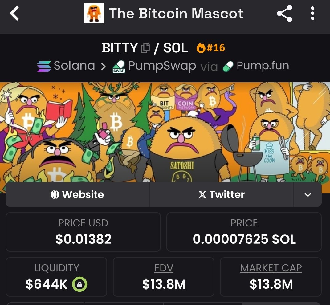 $BITTY are u kidding me? 

#BITTY #Bitcoin #BTC