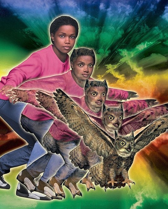 Here is a link to a nice article on my Animorphs covers:  demilked.com/animorphs-cove…
And you can get signed and numbered prints of the cover at my Etsy store:
etsy.com/shop/Animorphs…...