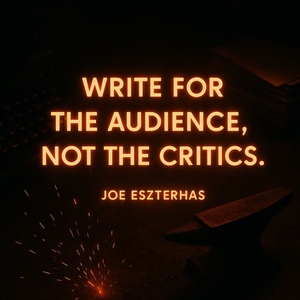 scriptforgeapp's tweet photo. If critics paid the bills, we’d all write Yelp reviews. Write for hearts, not headlines. Get pro feedback with Script Forge. #moviewritingadvice  

#screenwriting, #writetip, #moviescripts, #filmmaking, #writerlife, #indiefilm, #amwriting https://t.co/bk0zlFiJJE