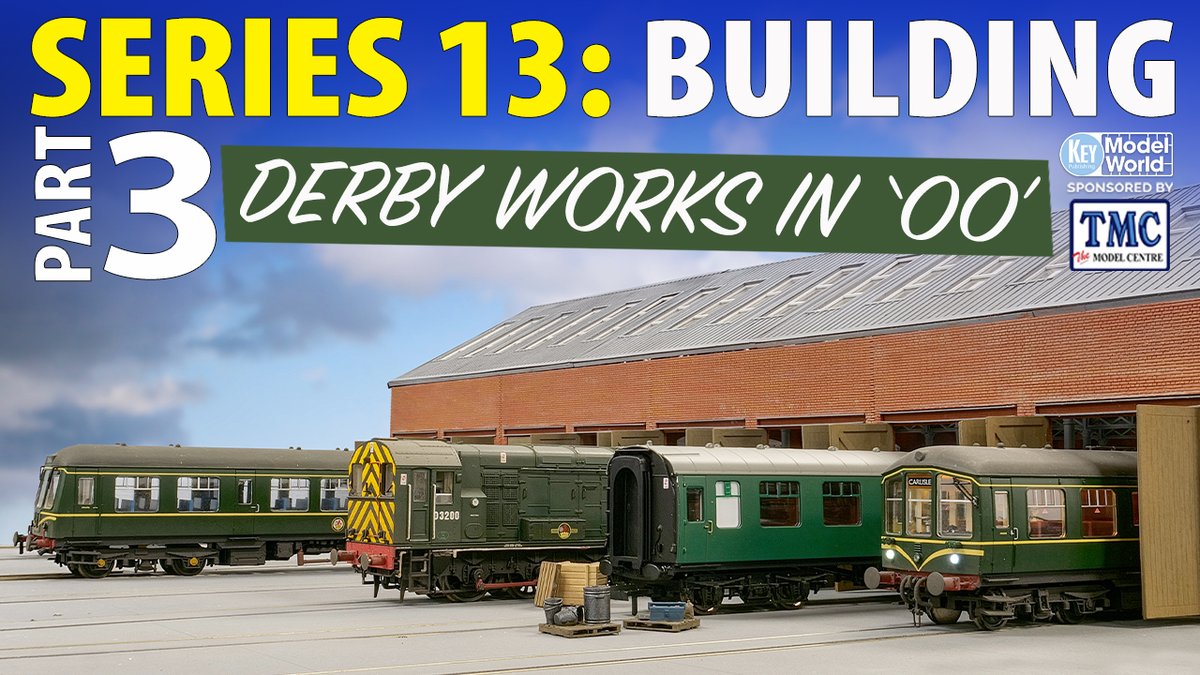 Hornbymag's tweet image. Part Three of Series 13 is here! 🥳📺 Join us to discover how the team got this new layout ready for its debut appearance at the 2025 Greatest Gathering by adding a storage yard, backscene, building details and more: keymodelworld.com/buildingderbyw…
#keymodelworld #modelrailway #alstom