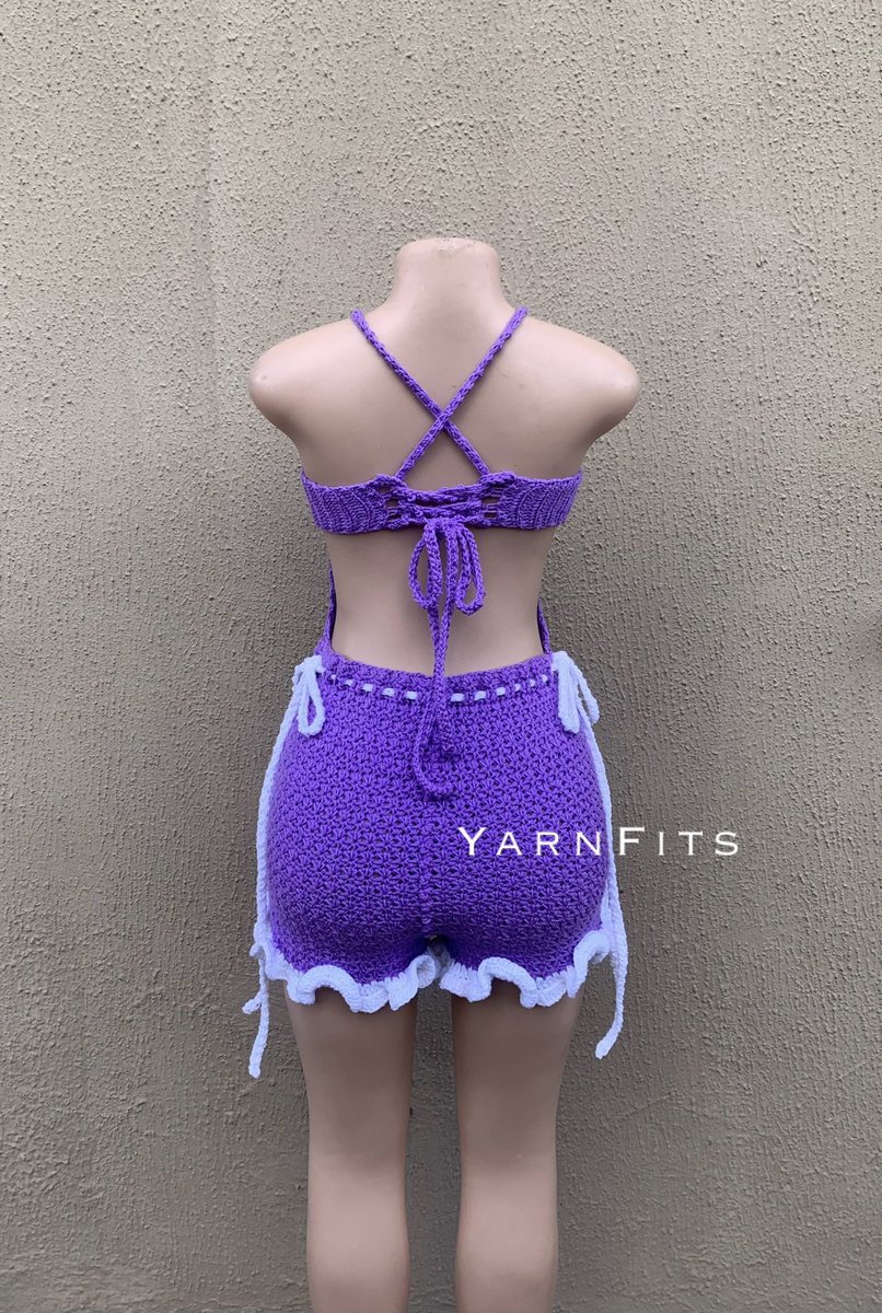 yarnfits's tweet photo. More than just crochet swimwear 💜
Introducing IRIS – a 100% handmade, sustainable crochet monokini made for pool dips, resort lounging, beach strolls… even horseback rides by the shore.

Available in all colours and sizes https://t.co/gnlp6DLVx8