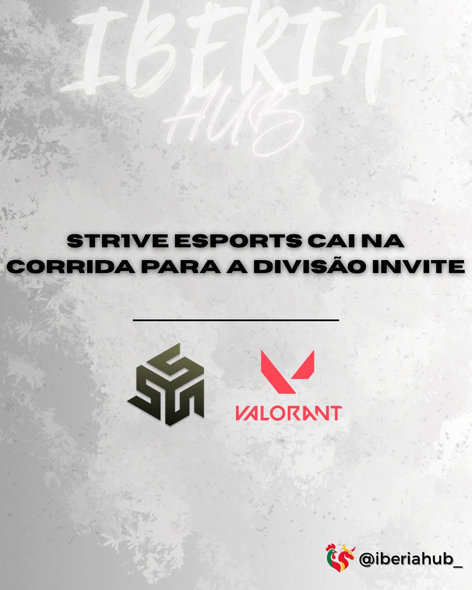 Iberiahub1's tweet photo. STR1VE eSports cai na corrida para a divisΓ£o Invite π
ApΓ³s liderar a fase regular (10-2), a equipa foi eliminada nos playoffs frente aos KEBRADA (16-14 em Icebox). O sonho fica adiado, mas a luta continua!
#esports #IberiaHub #STR1VE #Valorant #gaming https://t.co/DozXp37JTK