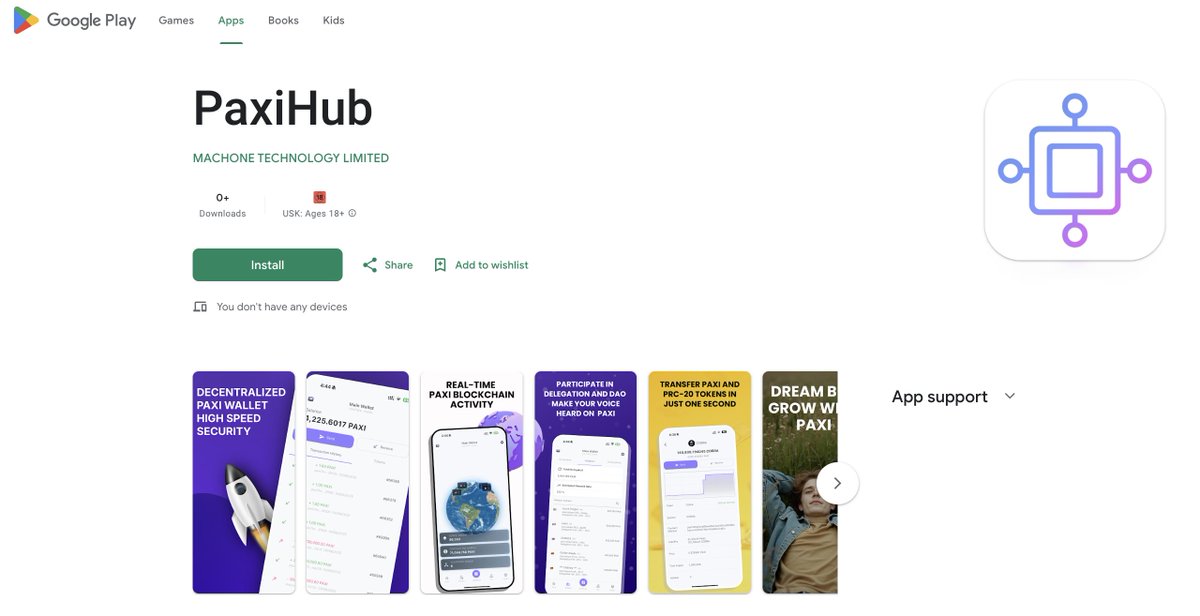 paxiweb3's tweet image. 🚀 Great news! The PaxiHub app is now officially available on Google Play!

Download now and manage your account anytime, anywhere. 📱✨

👉 play.google.com/store/apps/det…

#PaxiHub #GooglePlay #AppLaunch #Crypto #Web3