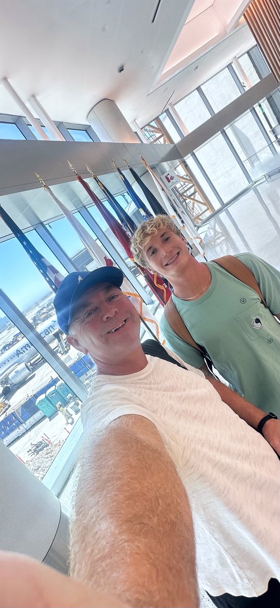 Back at HNL to move Mav into his first apartment.