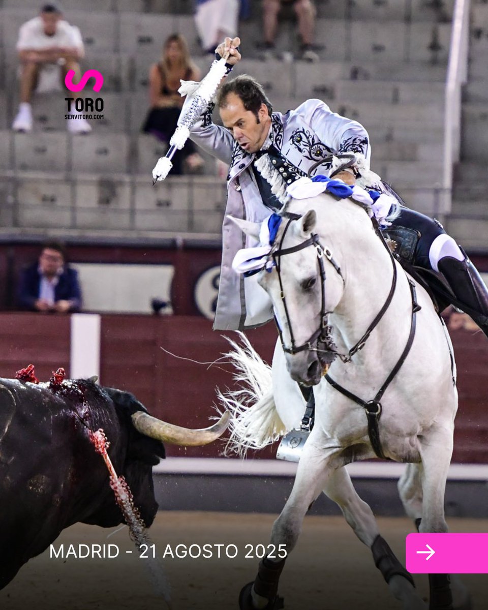 Los confirmantes Adrián Venegas y Ferrer Martín, junto a Emiliano Gamero, dieron una vuelta al ruedo en la primera cita de la Feria del Caballo en Madrid, con toros de Fermín Bohórquez.
📸 Alfredo Arévalo / Plaza1

f.mtr.cool/pizkfirzht

#plazadetorosdemadrid