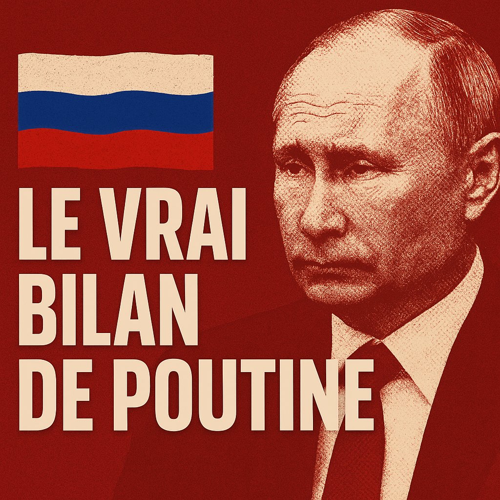 cox_steeve's tweet image. 1/
🧵 Le vrai bilan de Poutine
On parle souvent de son “génie stratégique”, de sa “puissance retrouvée”. En réalité, son héritage principal est d’avoir réussi à faire détester les Russes et la Russie dans le monde entier. ⬇️