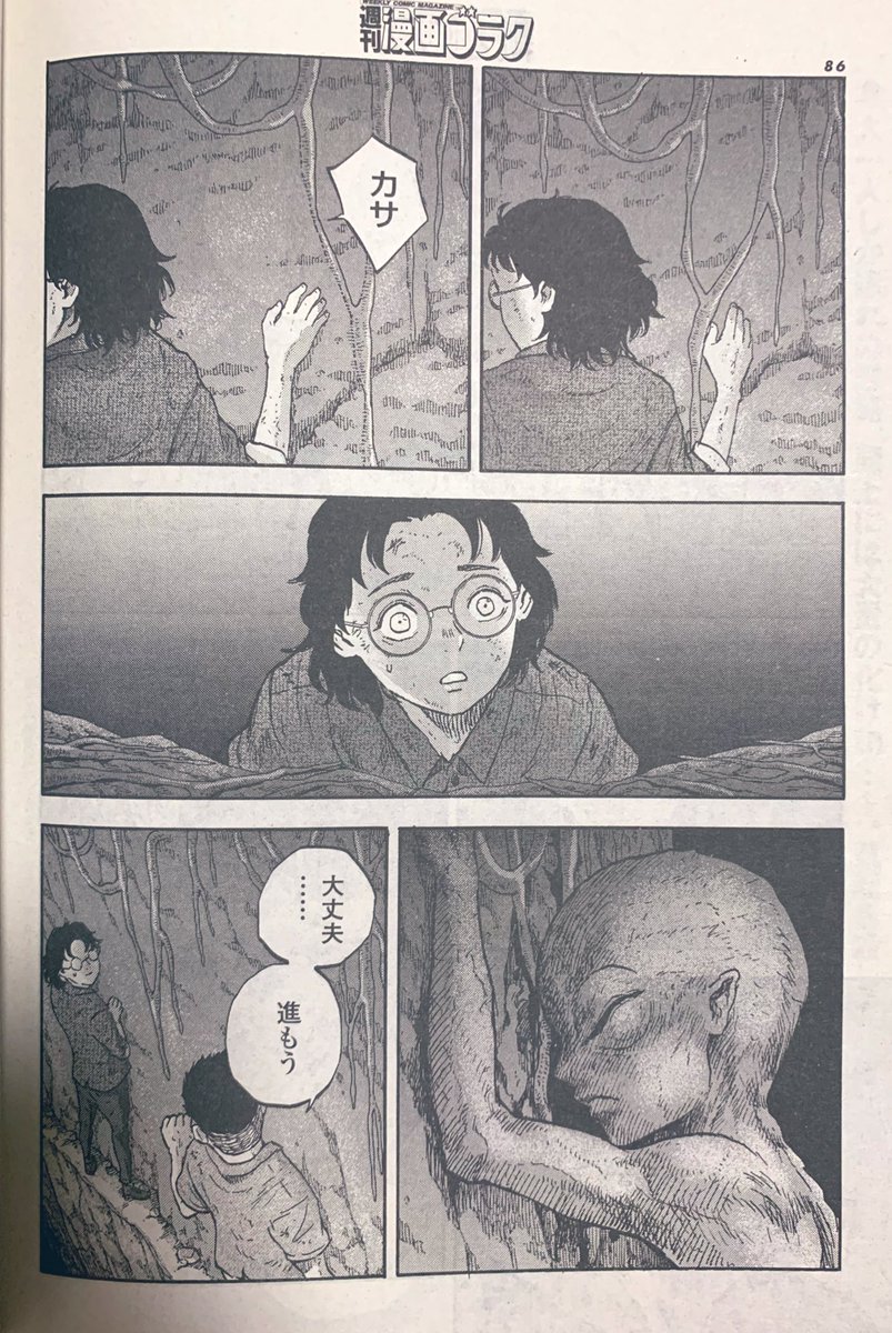 本日発売の漫画ゴラクにて洞窟人間の最新話が載っております❗️見てね🙇 