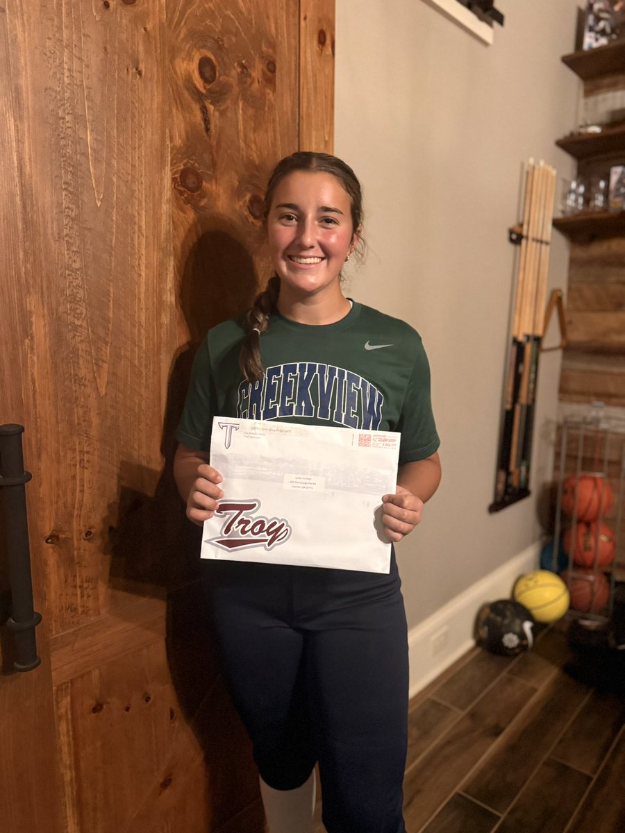 So grateful for the 💌 <a href="/TroyTrojansSB/">Troy Softball</a> !! Thank you and see you at camp soon! ⚔️ <a href="/e_newellcoach/">Eric Newell</a> <a href="/NateTompkins/">Coach Nate</a> <a href="/ElizabethH_99_/">Elizabeth Hightower</a> <a href="/MackPuck01/">Mackenzie Puckett</a> <a href="/AthleticsGold09/">Athletics Gold Tamborra ‘09</a> <a href="/CreekviewSB/">Creekview Softball</a>