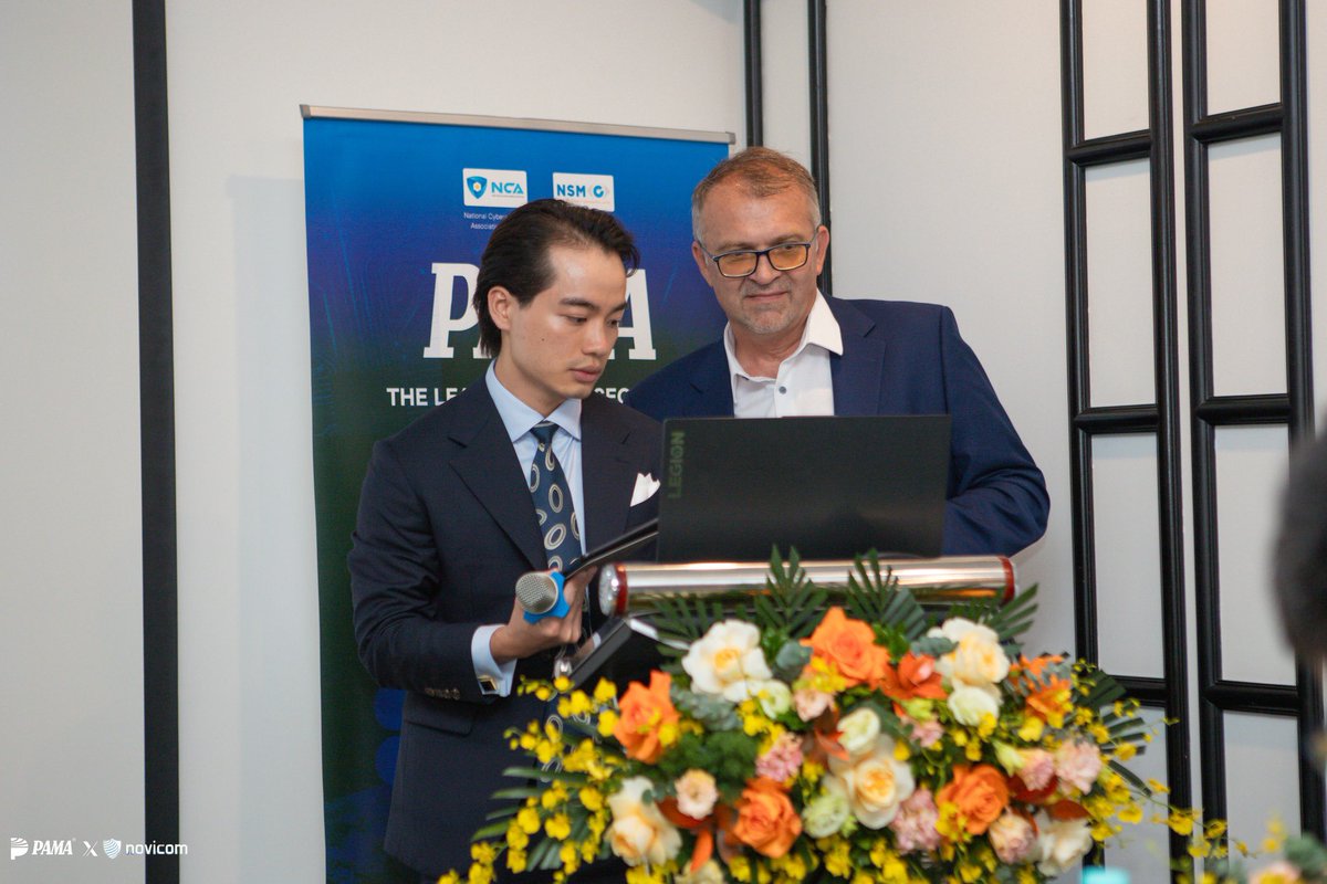 zozovp's tweet image. Glinteco joined the Cybersecurity Automation conference in Hanoi with Novicom &amp;amp; Pama. Great talks with Jindra Šavel on innovative security solutions amid rising threats like VnDirect. Excited to partner and boost cybersecurity standards in Vietnam! #Cybersecurity #Digital