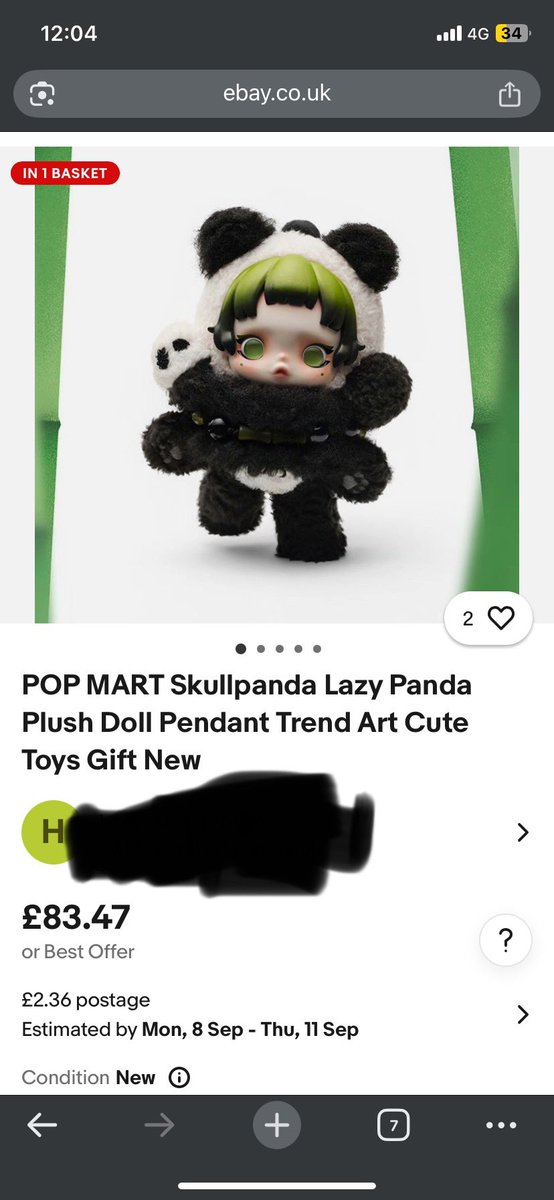 Complete waste of time trying to buy anything on this site <a href="/POPMARTGlobal/">POP MART</a> , with resellers &amp; bots. 

Item in the basket, shopping opens at midday - 3, 2, 1, buy now £32 - item sold out sorry.

Quick search, now on eBay for £84.

 #POPMART